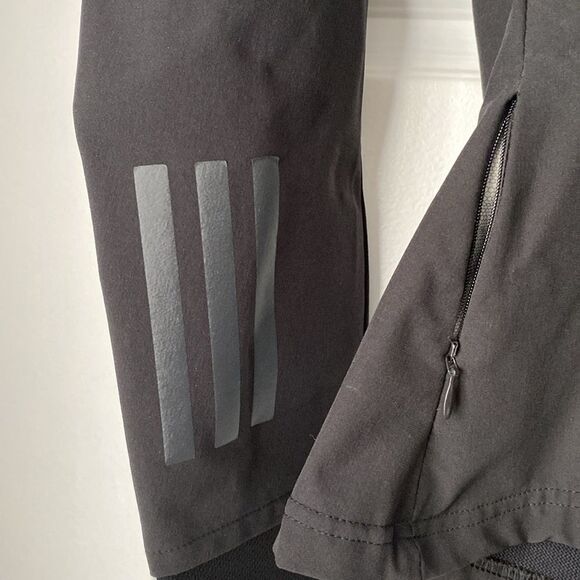 Adidas Black Response Full Zip Lightweight Jacket Size Small - Picture 3 of 8